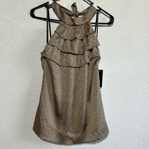 Alyx tan camisole halter-style blouse, medium, NWT